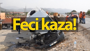 Akseki'de trafik kazası!