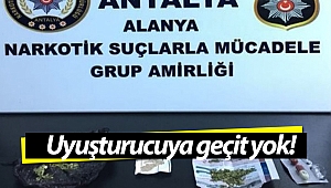 Alanya'da uyuşturucu operasyonu!