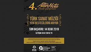 Altın Nota Beste Yarışması başvuruları başladı