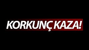 Antalya'da virajı alamayan tur minibüsü devrildi!
