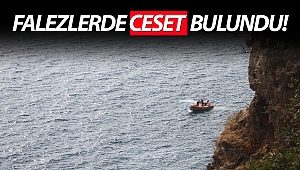 Antalya falezlerde erkek cesedi bulundu!