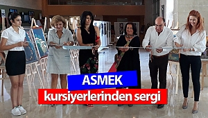 ASMEK kursiyerlerinden sergi