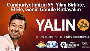 Cumhuriyet coşkusu Yalın’la katlanacak