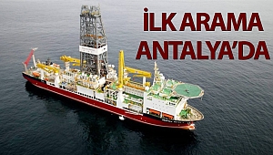 Fatih Sondaj Gemisi ilk sondaj için Akdeniz sularında