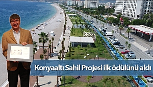 Konyaaltı Sahil Projesi ilk ödülünü aldı