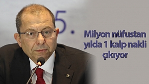 Milyon nüfustan yılda 1 kalp nakli çıkıyor (Videolu)