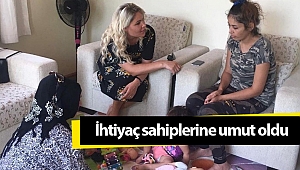 Rus gelin ihtiyaç sahiplerine umut oldu