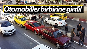Antalya'da 7 aracın karıştığı zincirleme kaza!