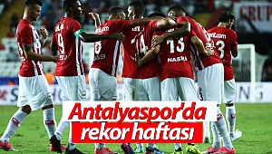 Antalyaspor'da rekor haftası