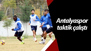 Antalyaspor taktik çalıştı