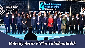 Belediyelerin 'EN'leri ödüllendirildi