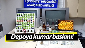Depoya kumar baskını!