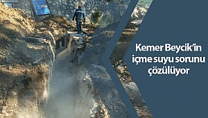 Kemer Beycik’in içme suyu sorunu çözülüyor