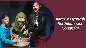 Kitap ve Oyuncak Kütüphanesine yoğun ilgi
