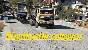 Küçükköy yolu asfaltlanıyor