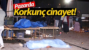 Pazarda dehşet!