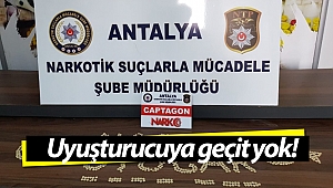 Antalya'da 890 adet uyuşturucu hap ele geçirildi!
