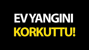 Antalya'da ev yangını!