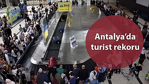 Antalya'ya gelen turist sayısı 13 milyon 57 bin oldu