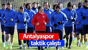 Antalyaspor taktik çalıştı