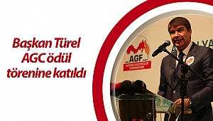 Başkan Türel AGC ödül törenine katıldı
