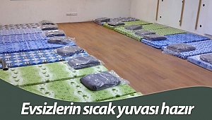 Evsizlerin sıcak yuvası hazır