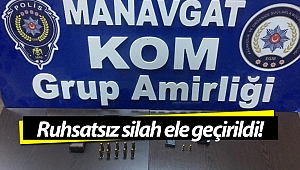 Ruhsatsız silah ele geçirildi!