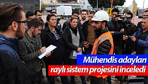 Üniversite öğrencilerden raylı sisteme teknik gezi 