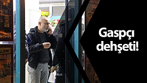Zincir markette gaspçı dehşeti!