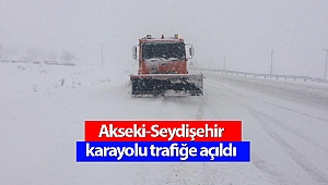 Akseki-Seydişehir karayolu trafiğe açıldı