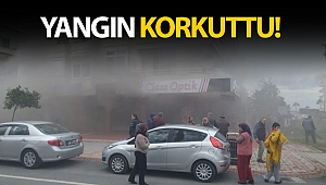 Alanya'da iş yeri yangını korkuttu!