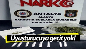 Alanya'da uyuşturucu operasyonu!