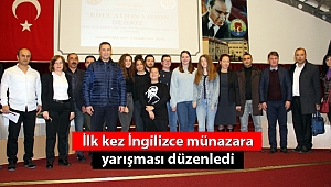 Antalya'da ilk kez İngilizce münazara yarışması düzenledi