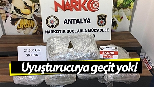 Antalya'da uyuşturucu operasyonu!