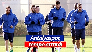 Antalyaspor, tempo arttırdı