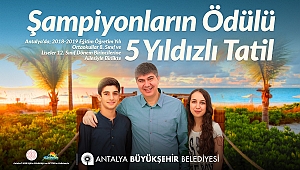 Başkan Türel’den 5 yıldızlı karne hediyesi