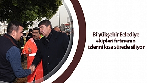 Başkan Türel'den hortumdan zarar gören vatandaşlara geçmiş olsun ziyareti