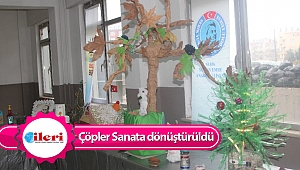 Çöpler Sanata dönüştürüldü