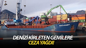Denizi kirleten gemiye 799 bin lira ceza