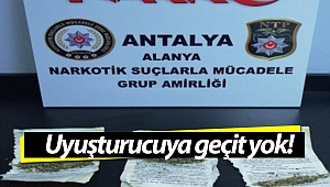 Alanya'da uyuşturucu operasyonu!