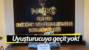 Antalya'da uyuşturucu operasyonu!