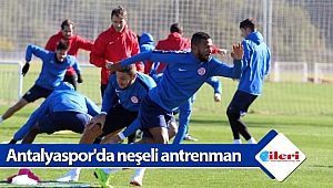 Antalyaspor'da neşeli antrenman