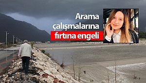 Buse'yi arama çalışmalarına fırtına engeli! (Videolu)
