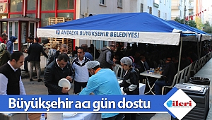 Büyükşehir vatandaşın acı gününde yanında