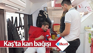 Kaş'ta kan bağışı