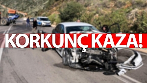 Kaş'ta trafik kazası!