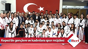 Kepez'de gençlere ve kadınlara spor müjdesi