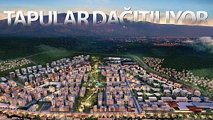 Kepez Santral'de tapu heyecanı