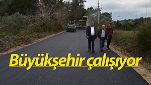 Manavgat Aksaz-Karaöz’e sıcak asfalt