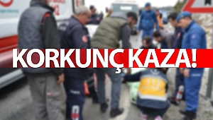 Otomobil takla attı!